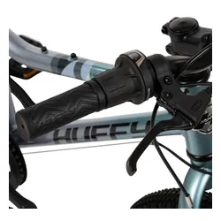 Rower dziecięcy HUFFY Literide Junior 20 cali dla chłopca Srebrno-turkusowy