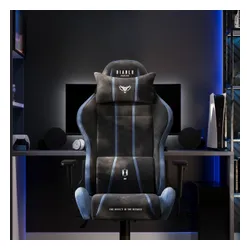 Fotel DIABLO CHAIRS X-One 2.0 Normal Size Czarno-niebieski