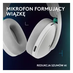 Słuchawki LOGITECH G325 Lightspeed Biały Bezprzewodowe, Nauszne