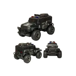 Zdalnie sterowany monster truck policyjny Big Foot RC Truck 1:8