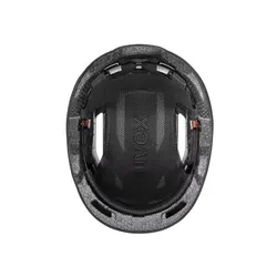 Kask rowerowy Uvex Urban Planet Led - blk matt/blk matt