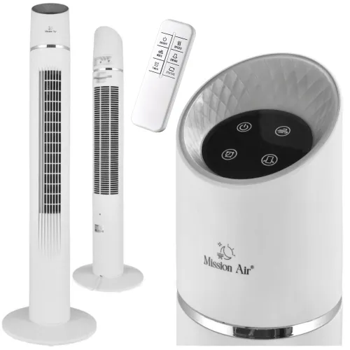 Wentylator MISSION AIR Tower Fan XL Biały