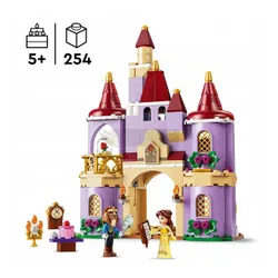LEGO Disney 43289 Zaczarowany zamek Pięknej i Bestii, zestaw klocków 5+