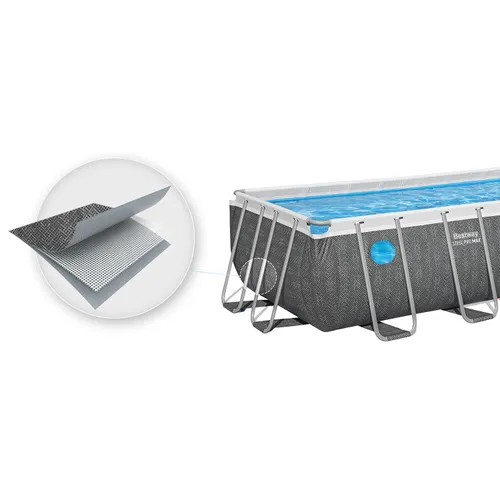 Basen stelażowy Bestway ogrodowy prostokątny 488x244x122 cm zestaw 10w1