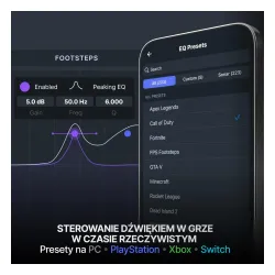 Słuchawki bezprzewodowe z mikrofonem SteelSeries Arctis Nova Pro Omni Nauszne Granatowy