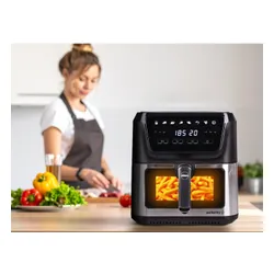 Air Fryer Frytkownica beztłuszczowa ELDOM FR60 Friko 8l z okienkiem do obserwacji postępów gotowania