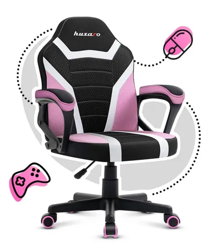 Fotel HUZARO Ranger 1.0 Mesh Różowy