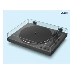 Gramofon Sony PS-LX3BT Automatyczny Napęd paskowy Przedwzmacniacz Bluetooth Czarny
