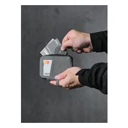 Portfel unisex Alpaka Zip Card Pouch - grey