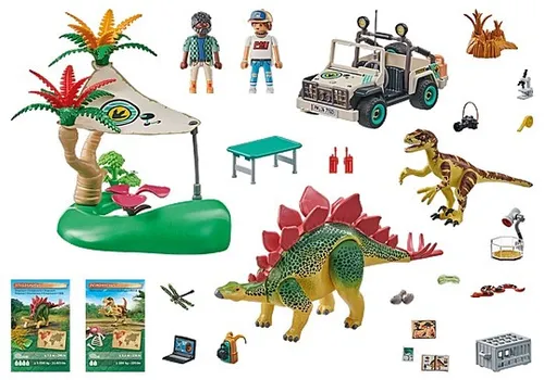 Набор фигурок Playmobil Dinos 71523 Исследовательский лагерь динозавров