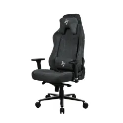 Fotel Arozzi Vernazza XL Soft Fabric Dark Grey Gamingowy do 170kg Tkanina Ciemnoszary