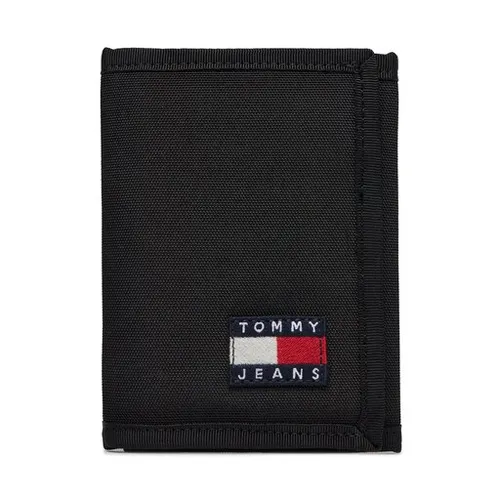 Большой мужской кошелек Tommy Jeans Tjm Ess Daily Nylon Trifold AM0AM12083 Black BDS