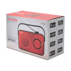 Radioodbiornik Aiwa R-190RD Radio FM Czerwony
