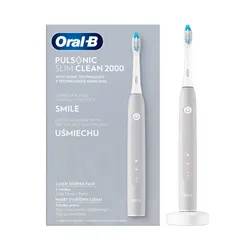 Elektrikli Diş Fırçası Oral-B Pulsonic İnce Temiz 2000 Gri