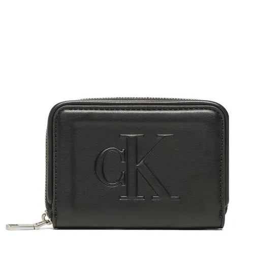 Женский маленький кошелек Calvin Klein Jeans Sculpted Med Zip Around Pipping K60K610353 BDS