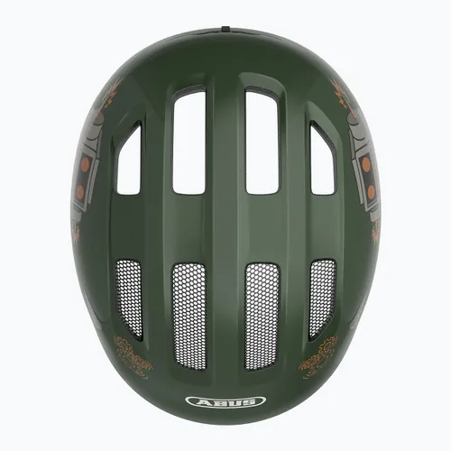 Kask rowerowy dziecięcy ABUS Smiley 3.0 green robo