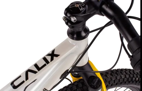 Rower dziecięcy SUN BABY Verdant Calix 20 dla chłopca Biało-zielono-żółty