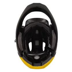 Kask XRIDER XRFH002M Czarno-żółty Full Face z odkręcaną szczęką (rozmiar M)