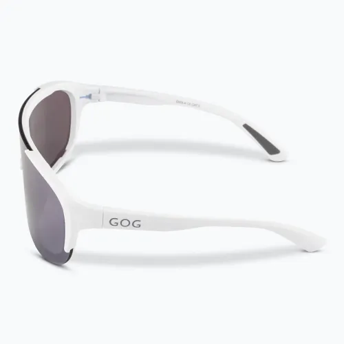 Okulary przeciwsłoneczne GOG Medusa matt white/grey/silver mirror