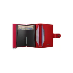 Portfel RFID Secrid Premium Miniwallet Emboss Diamond - red