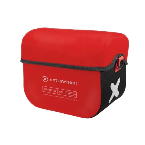 Torba rowerowa na kierownicę Extrawheel Handy XL 7.5 l red/black