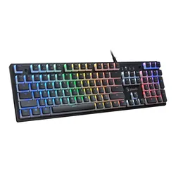 Klawiatura gamingowa A4Tech Bloody S520N BLMS Blue przewodowa mechaniczna podświetlana czarna