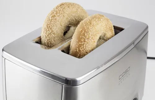 Toster Caso Germany Inox2 Ruszt do bułek Rozmrażanie 1050W