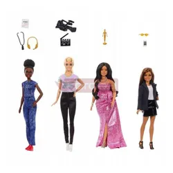 LALKA BARBIE ZESTAW 4 LALKI Kariera Roku 2024 Kobiety filmu HRG54