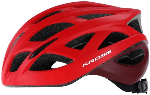 Kask rowerowy KROSS Vincitore Czerwony MTB (rozmiar M)