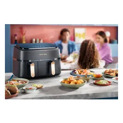 Air Fryer Frytkownica beztłuszczowa PHILIPS Ovi Dual Basket NA352/00 9l z podwójnym koszem ponad 1000 przepisów