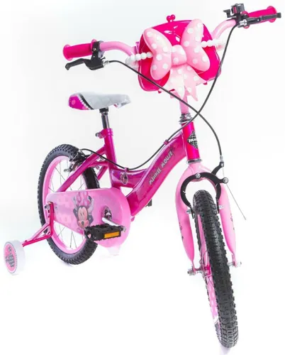 Rower dziecięcy HUFFY Disney Myszka Minnie 16 cali dla dziewczynki Różowy