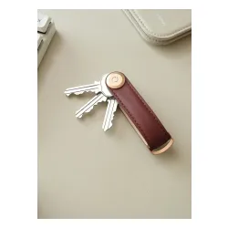 Skórzane etui na klucze Orbitkey Key Organiser Leather - wine