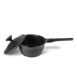 MONETA Lirica 1,6 l czarny - rondel aluminiowy z pokrywką