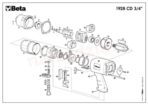 Ударный гайковерт Beta 1928cd