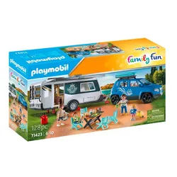 Набор фигурок Playmobil Family Fun 71423 Грузовик с караваном