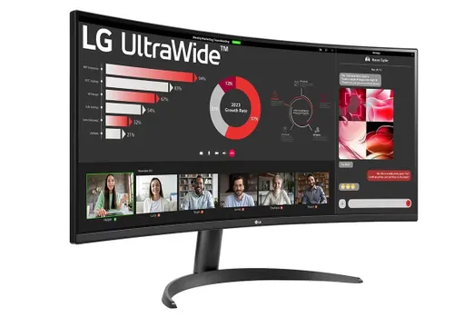 Monitor LG 34WR50QC-B 34" UWQHD VA 100Hz 5ms Zakrzywiony