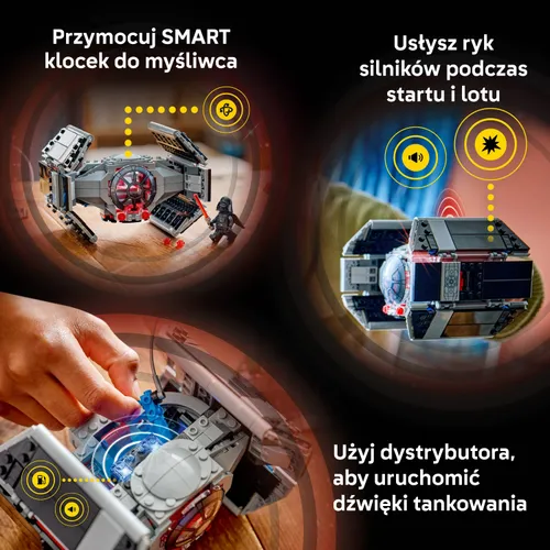 LEGO 75421 Star Wars SMART Play Myśliwiec TIE Dartha Vadera