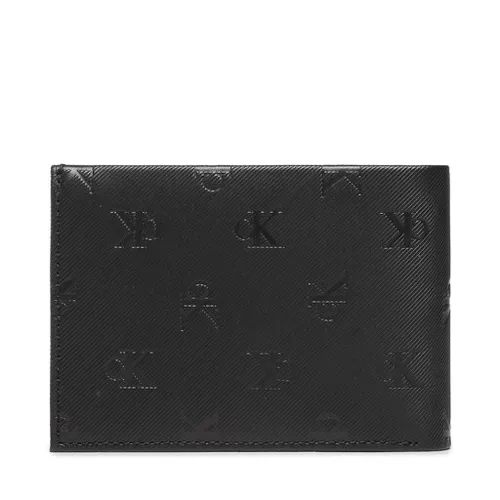 Büyük Erkek Cüzdan Calvin Klein Kot Pantolon Monogram Yumuşak Bifold Xl Aop K50K510137 0GJ