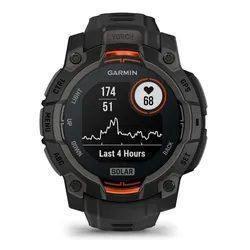 Smartwatch GARMIN Instinct 3 45mm Solar Czarny