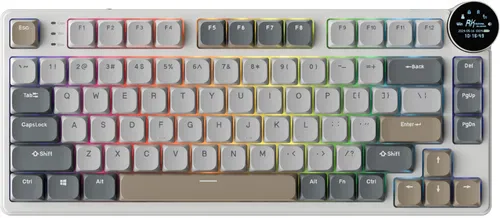 Klawiatura ROYAL KLUDGE RK N80 Pearly Dawn Red Switch