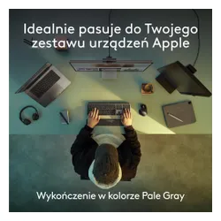 Klawiatura membranowa Logitech MX Keys S dla Mac Szary