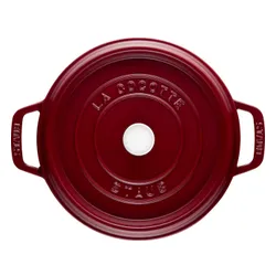 Garnek żeliwny okrągły 6.7 ltr, kasztanowy STAUB LA COCOTTE Kasztanowy