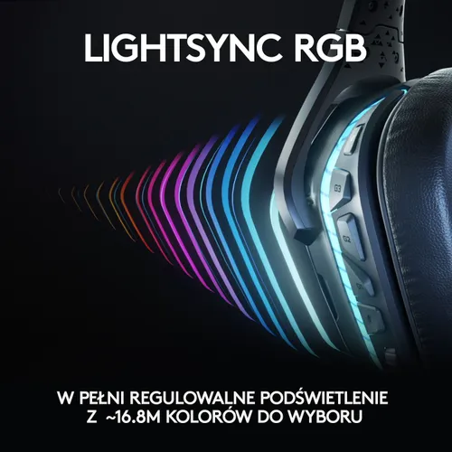 Наушники геймерские / игровые Logitech G635 Черные (981-000750)