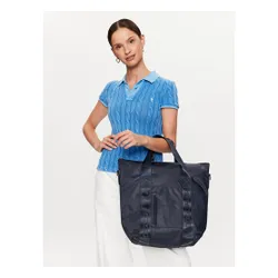 Сумка Lacoste S Tote Bag NF4234SG Bleu Nuit Blanc M05