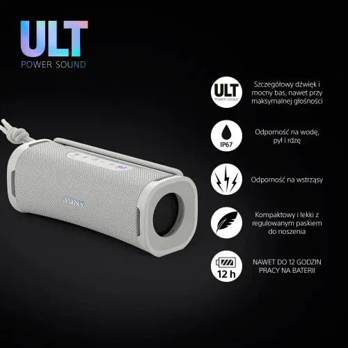 Głośnik Bluetooth Sony ULT Field 1 SRS-ULT10W Biały