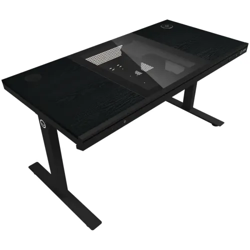 Biurko Lorgar Desk Elite 90 Series DE90W Blat Melaminowy140cm Regulacja wysokości Czarny