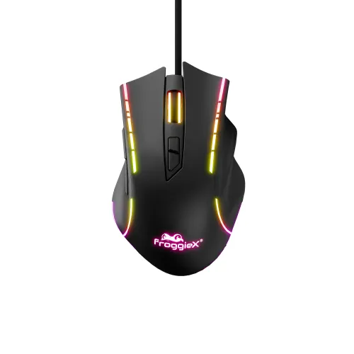 Myszka gamingowa FroggieX Cyclone-X Czarny