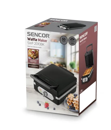 Gofrownica Sencor SWF 2010BK 1400W Regulacja temperatury