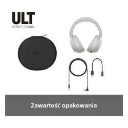 Słuchawki bezprzewodowe Sony ULT Wear WH-ULT900NW Nauszne Bluetooth 5.2 Biały