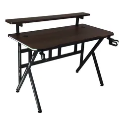 Biurko gamingowe COBRA CRF4012 RGB Brązowy